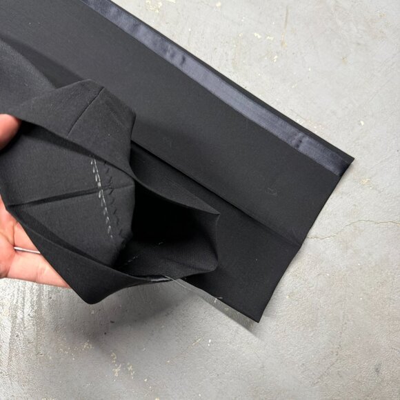 Coppley Warren K Cook Tuxedo 2pc Silk Peak Lapel Wool Mohair Black 46R 38x32 - Picture 12 of 12